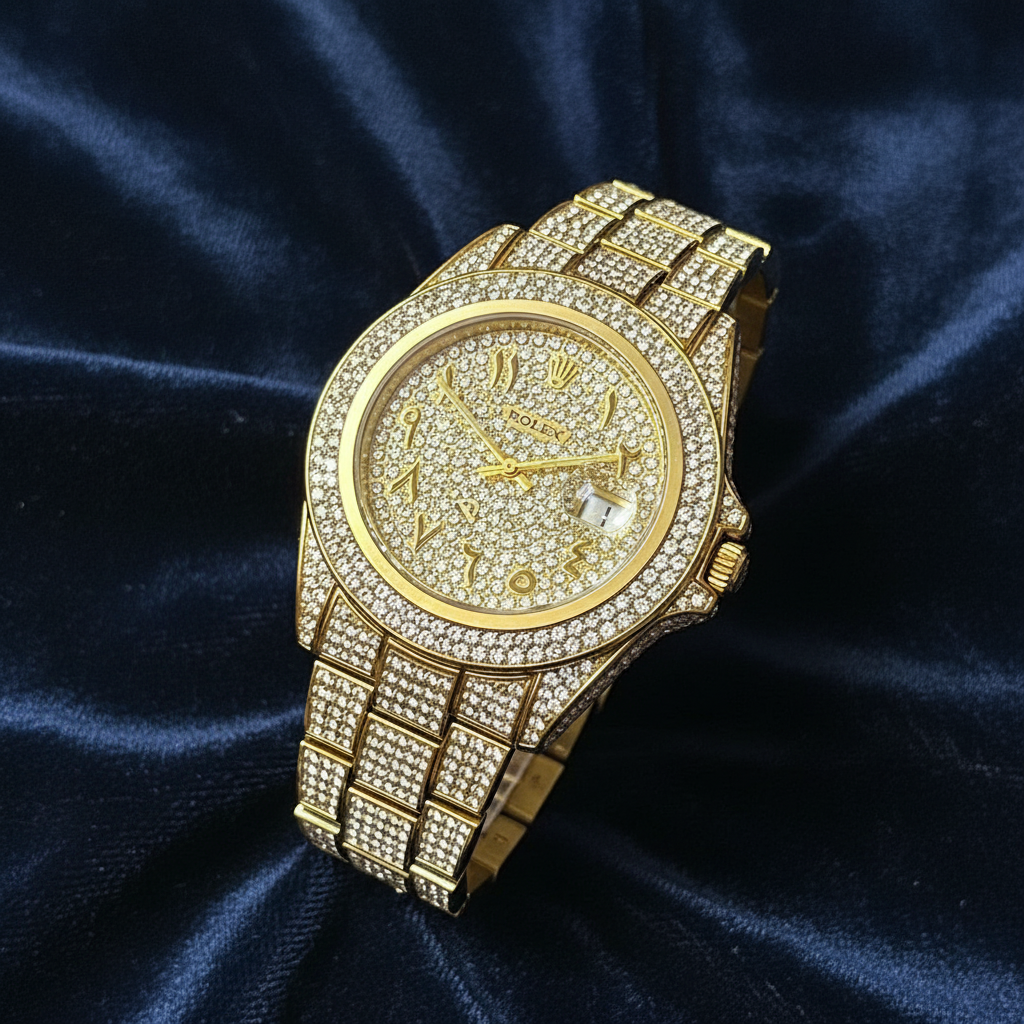 Rolex Gold Iced Tone