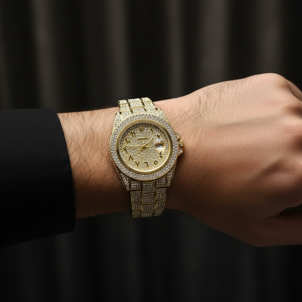 Rolex Gold Iced Tone
