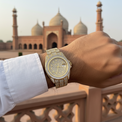 Rolex Gold Iced Tone