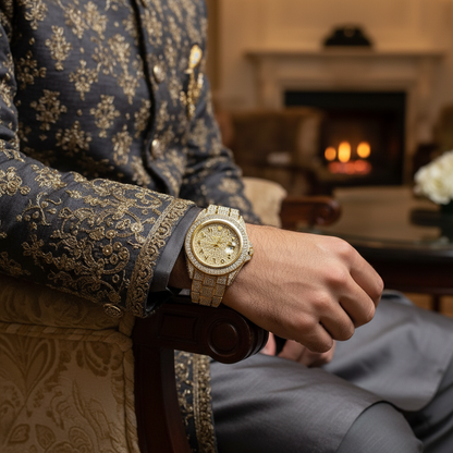 Rolex Gold Iced Tone